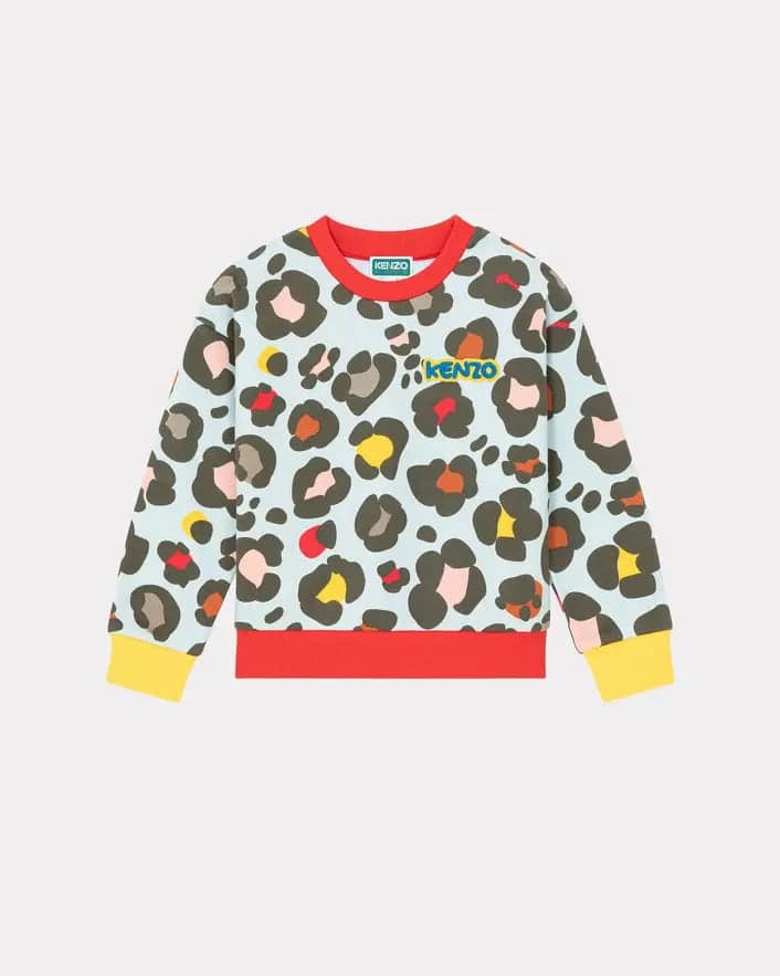 Kids 'Tokyo Paris Flower Animal Skin' Sweatshirt