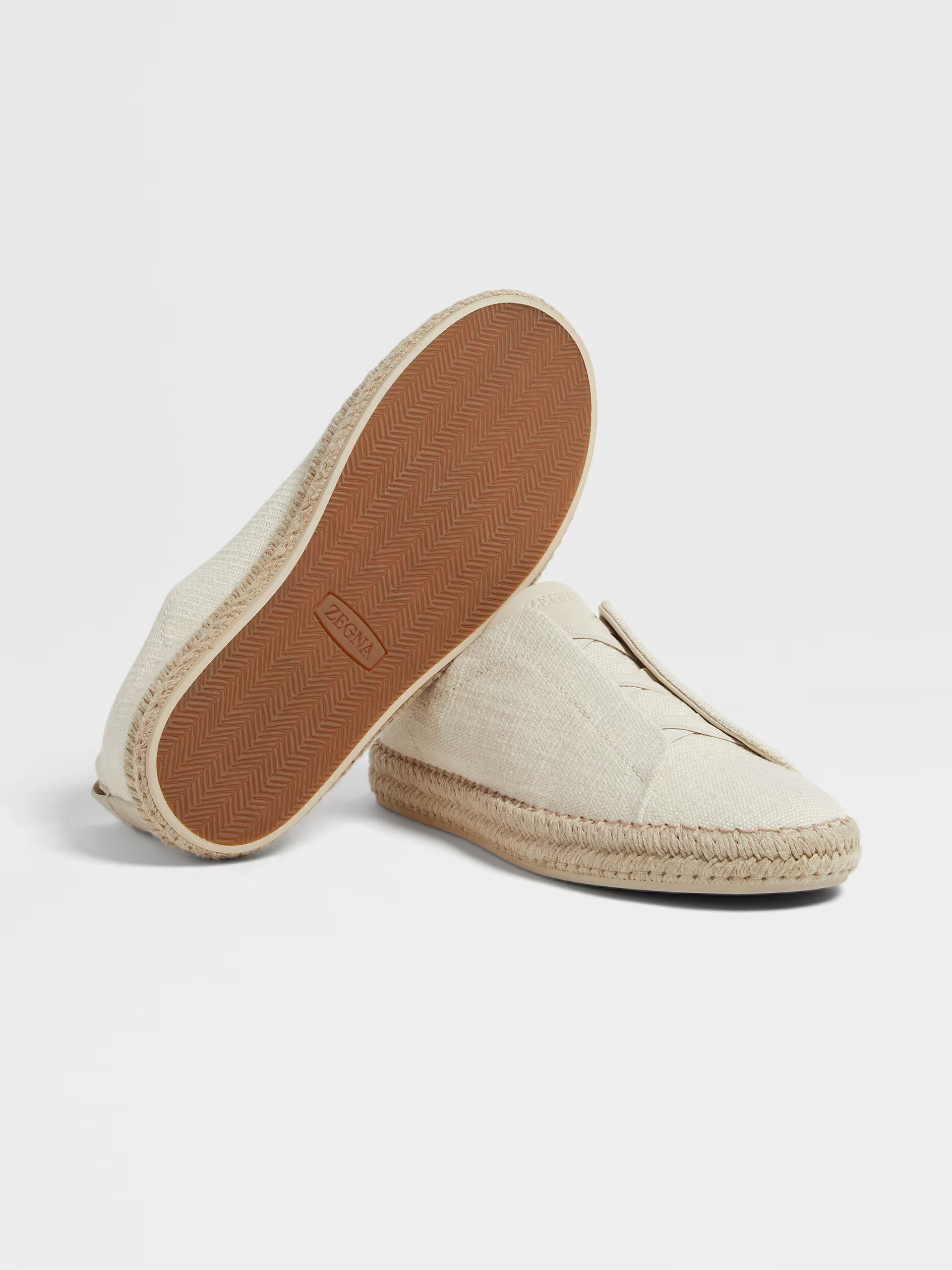 Linen Blend Triple Stitch™ Espadrilles, view 12