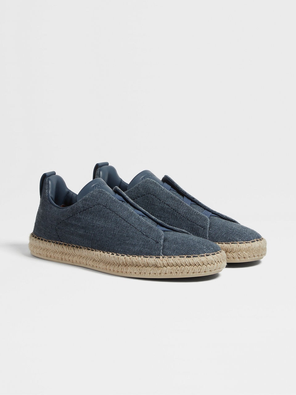 Linen Blend Triple Stitch™ Espadrilles, view 6