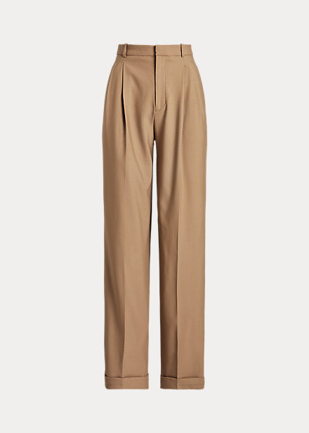 Polo Ralph Lauren Straight-Leg Wool-Blend Pant