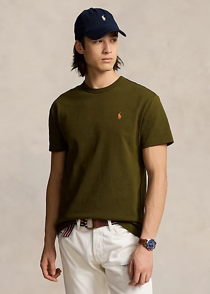 Polo Ralph Lauren Classic Fit Jersey Crewneck T-Shirt, view 2