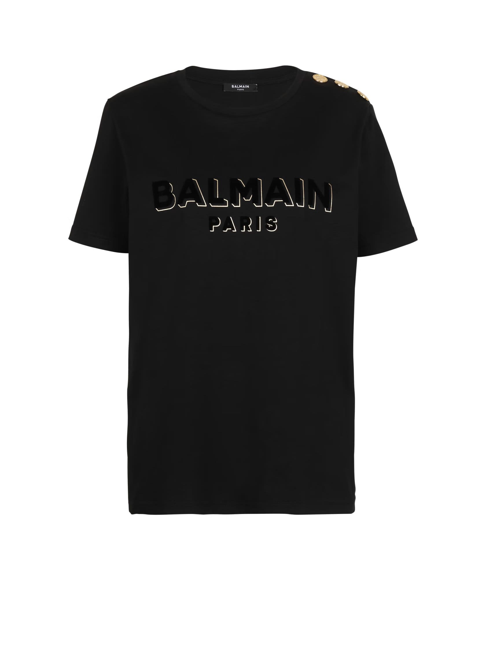 BALMAIN T-shirt with logo print
