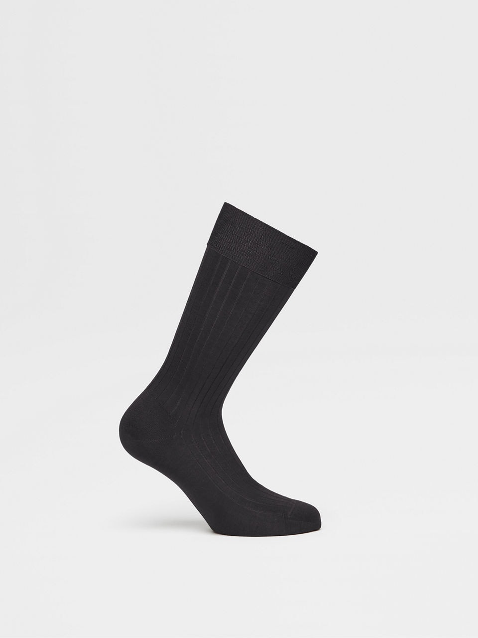 Navy Blue Cotton Socks, view 3