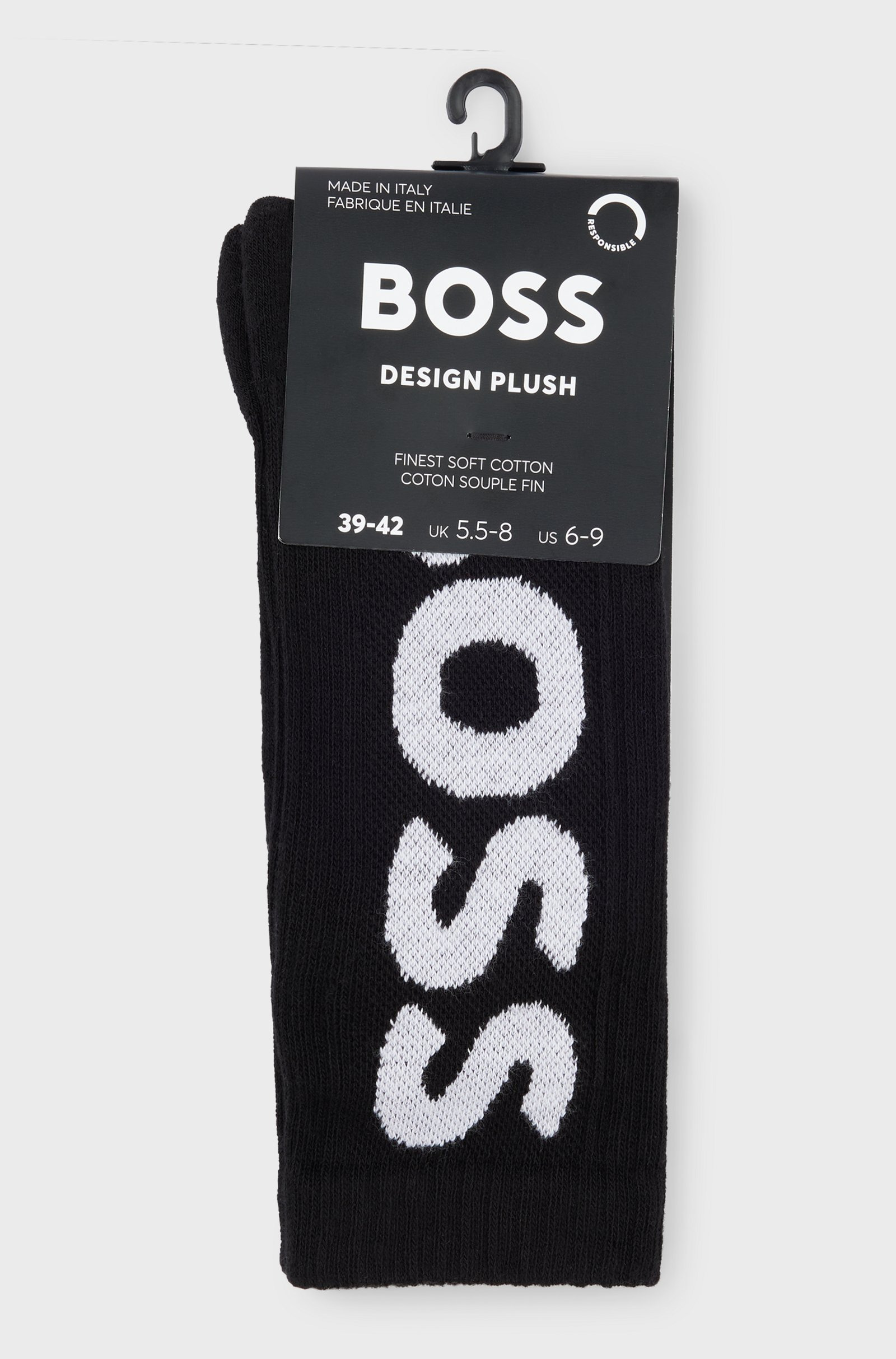 Quarter-Length Socks With Contrast Logo, view 3