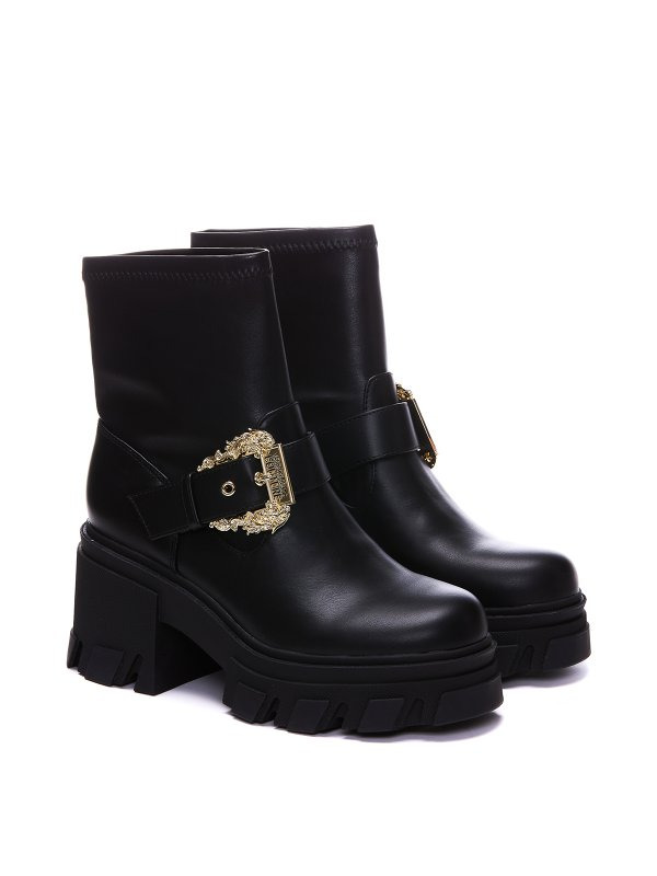 Baroque Buckle Booties
