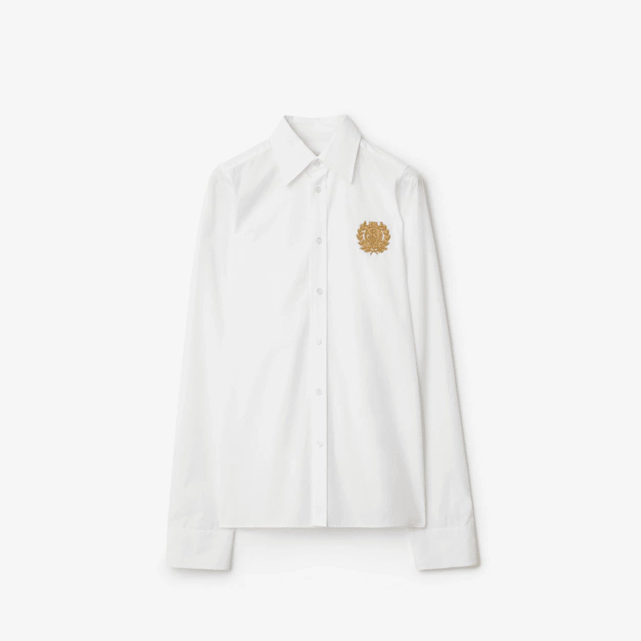 Regular Fit B Crest Cotton Shirt