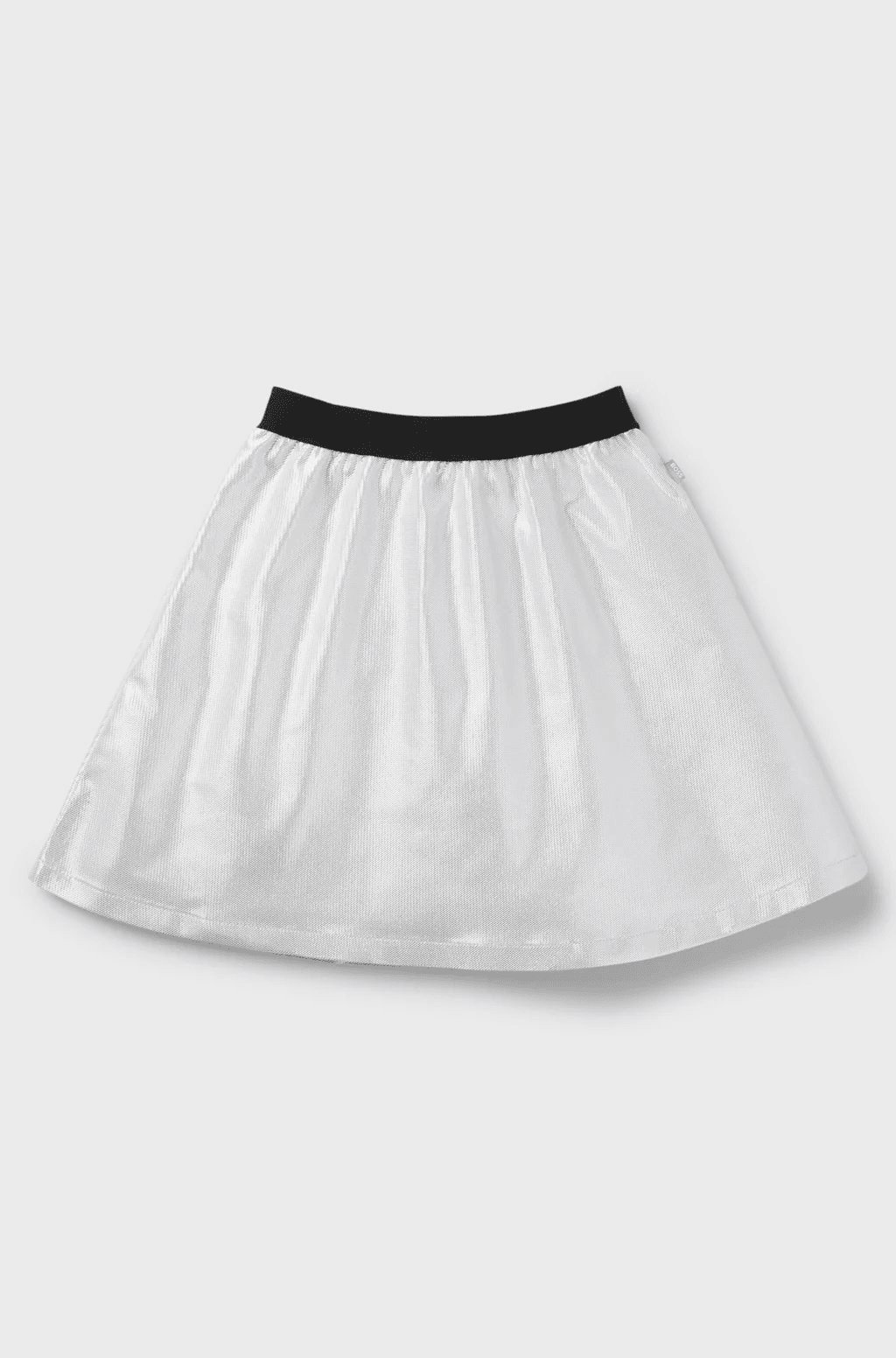 Kids' Metallic-Effect Skirt With Elasticated Waistband