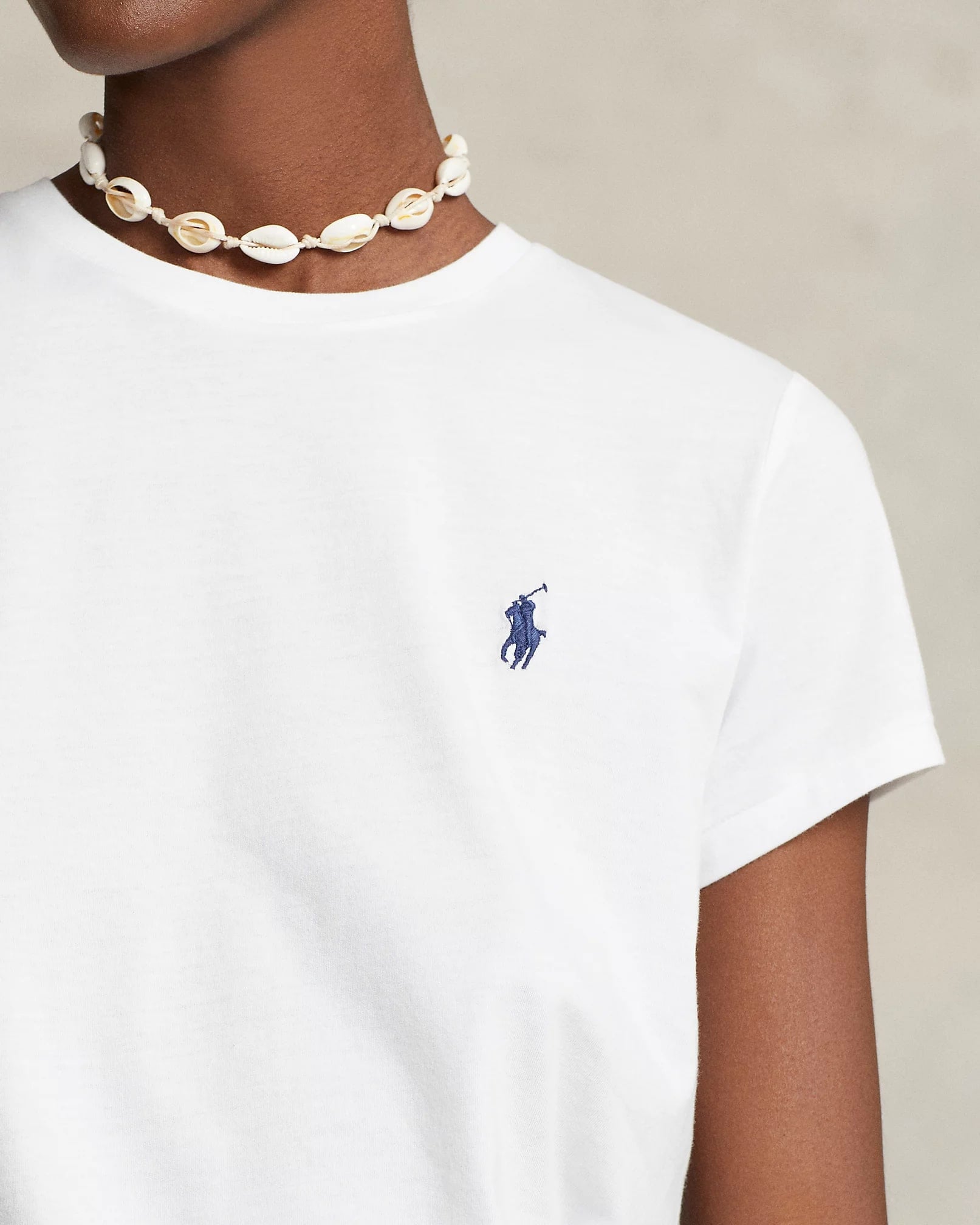 Cotton Jersey Crewneck T-Shirt, view 5