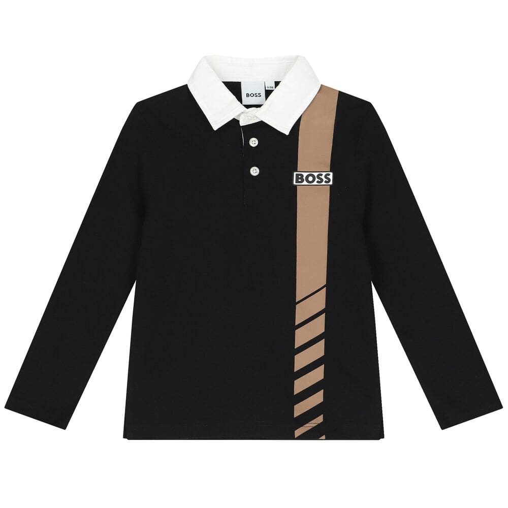 Kids Long Sleeve Polo Shirt