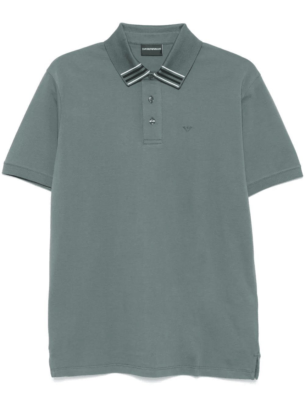 logo-embroidered polo shirt