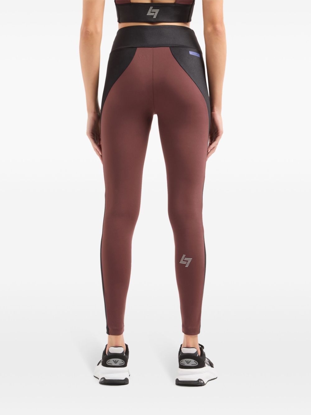 logo-print leggings, view 3