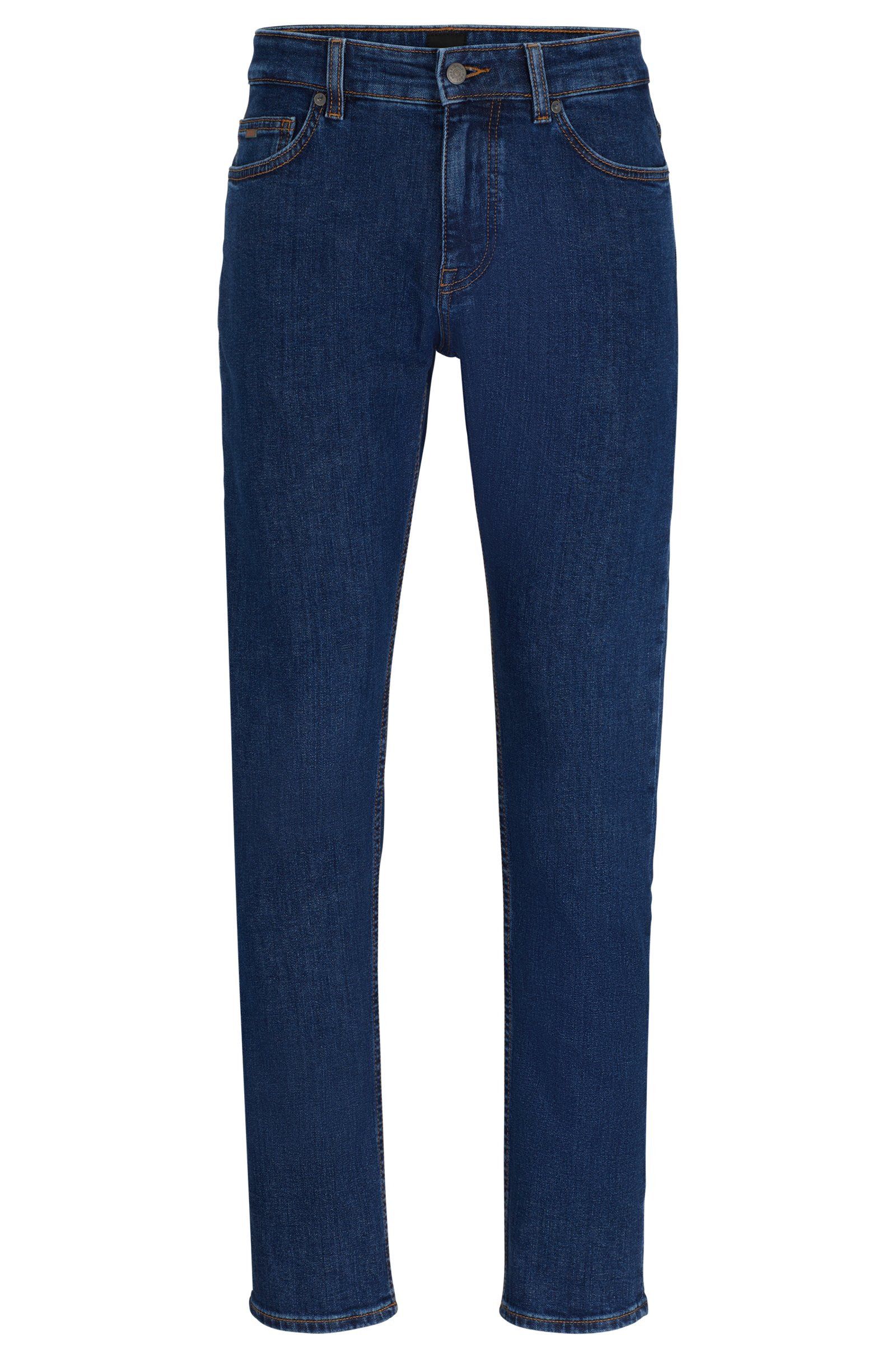 Slim Fit Jeans In Comfortable Blue Stretch Denim