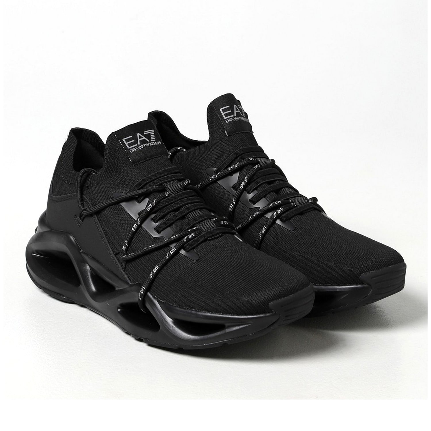 Ea7 Cut-Out Chunky Sneakers, view 4