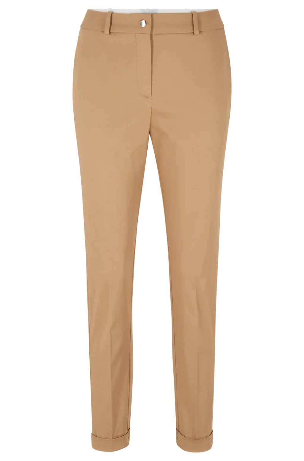 Regular-Fit Trousers In Stretch-Cotton Twill