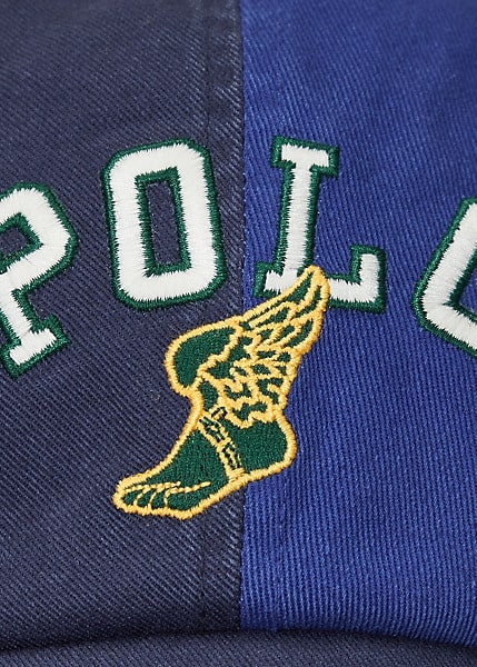 Polo Ralph Lauren Color-Blocked Twill Four-Panel Cap, view 3