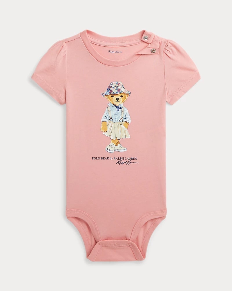 Polo Ralph Lauren Polo Bear Cotton Jersey Bodysuit