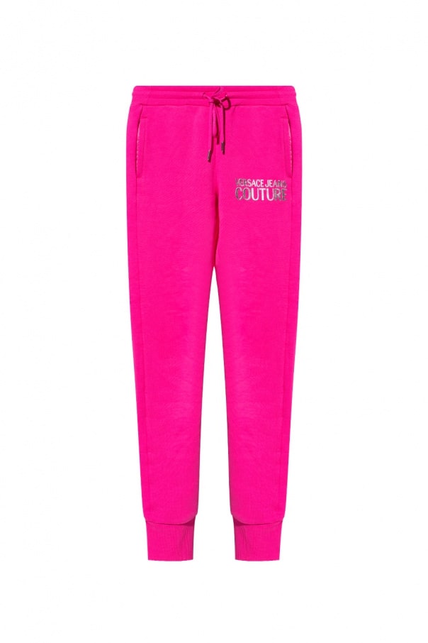 Pink Sweatpants With Logo