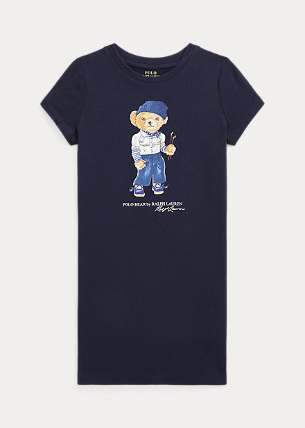 Polo Ralph Lauren Polo Bear Cotton Jersey T-Shirt Dress