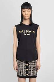 Balmain logo top with buttons