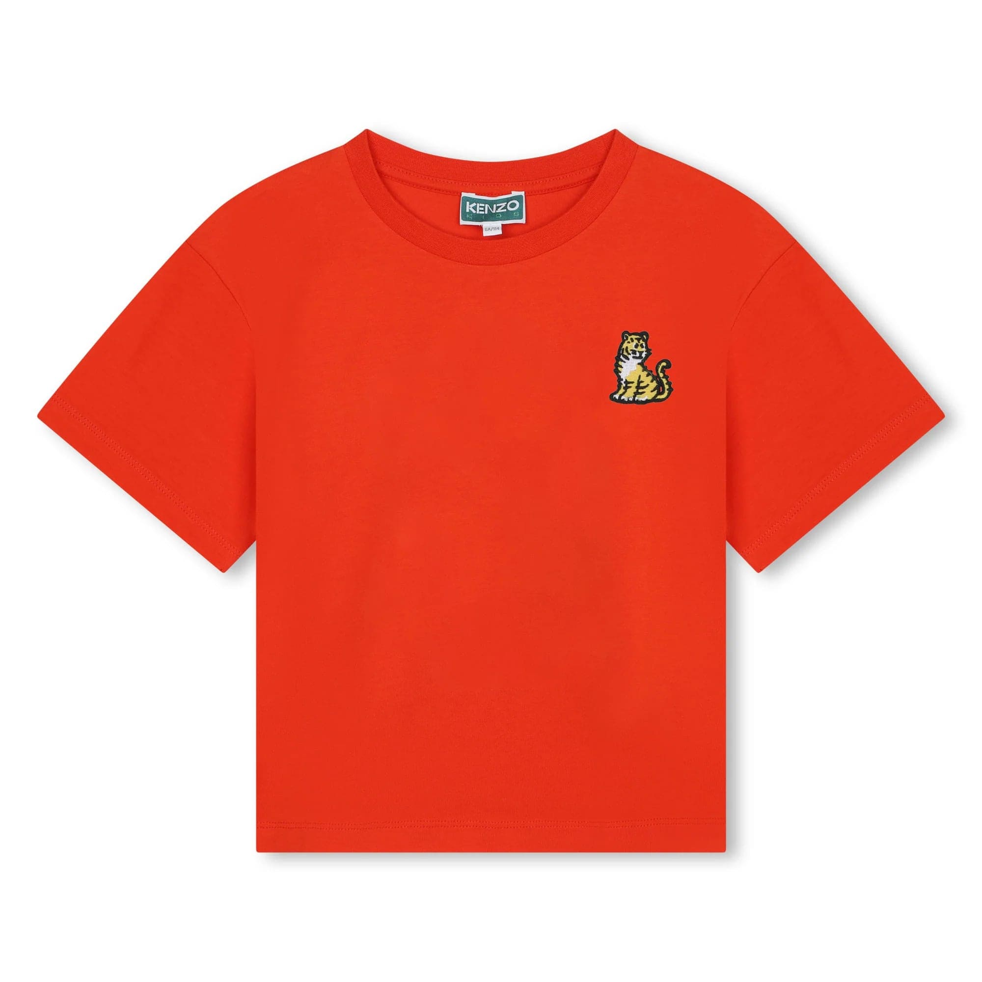 Kids Embroidered Cotton T-Shirt