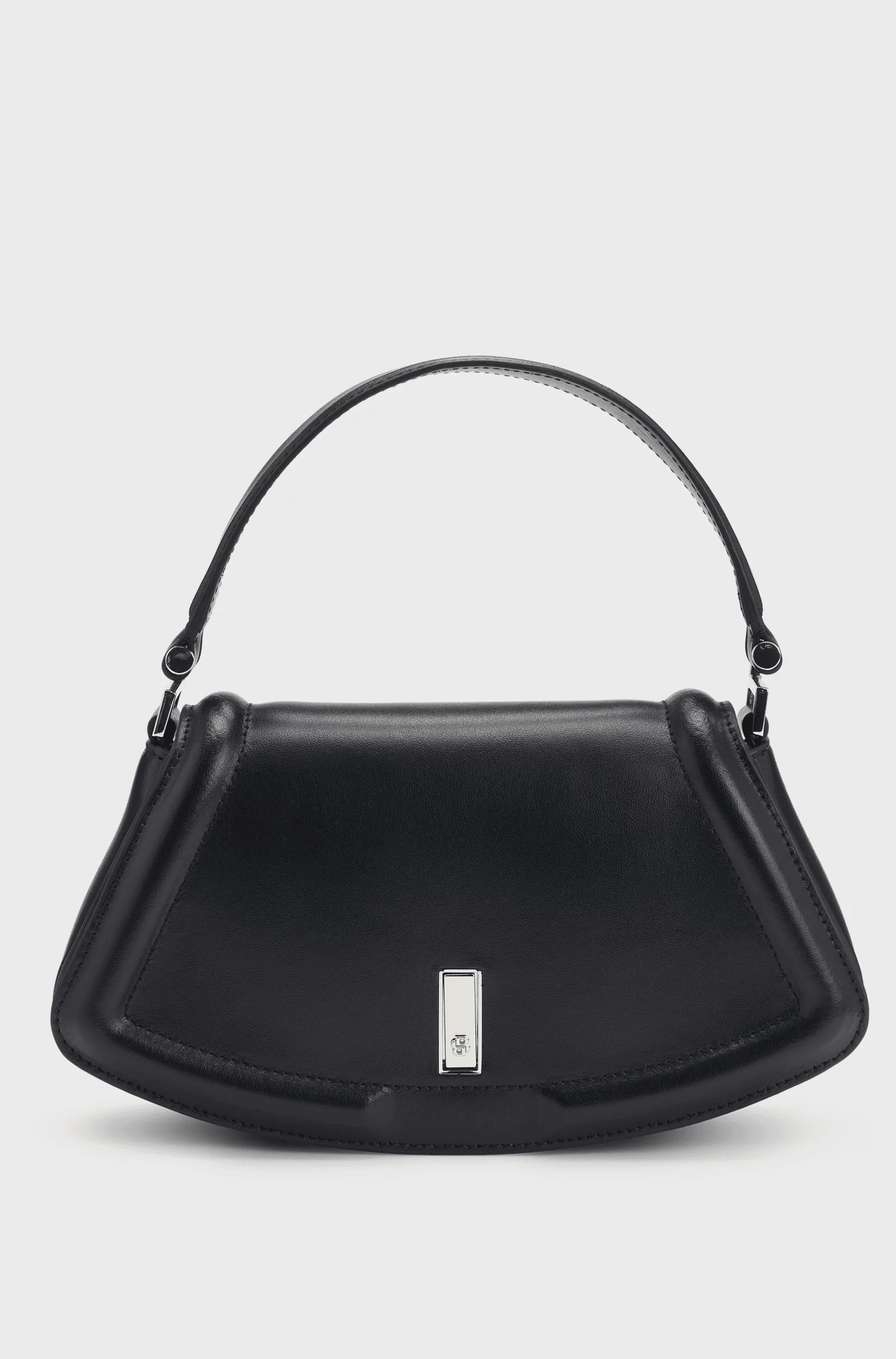 Ariell leather shoulder bag with Double B monogram hardware