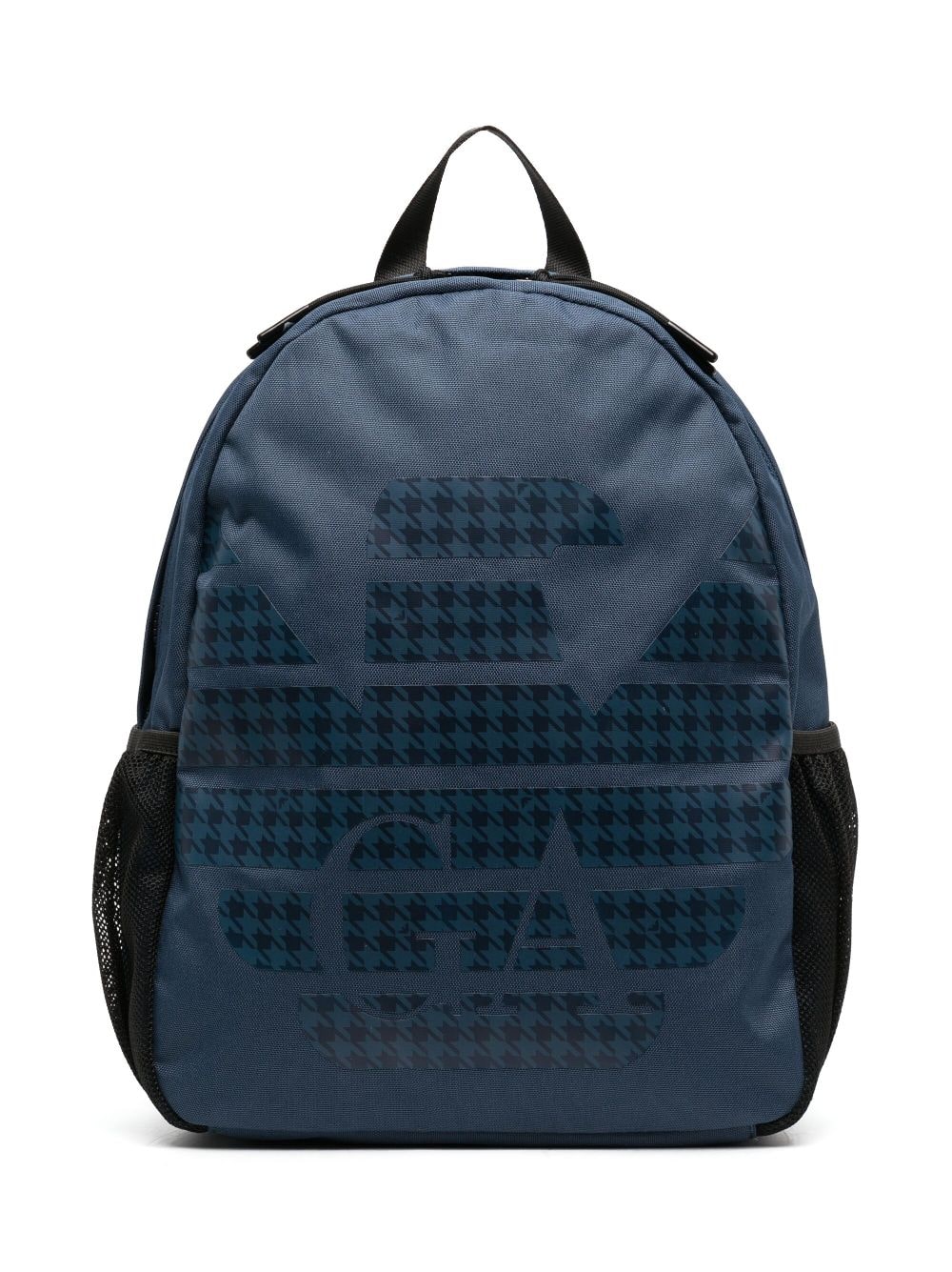 Kids Houndstooth Logo-Print Backpack