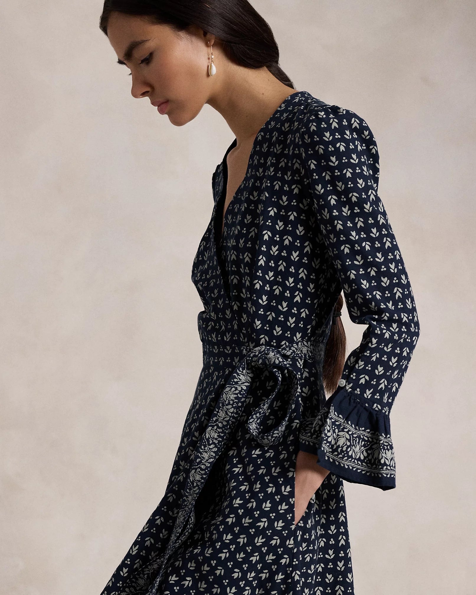 Polo Ralph Lauren Floral-Print Wrap Dress, view 5