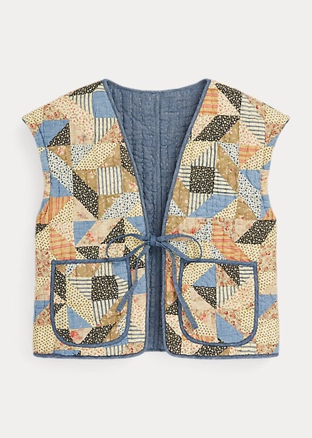 Polo Ralph Lauren Reversible Quilted Cotton Gilet