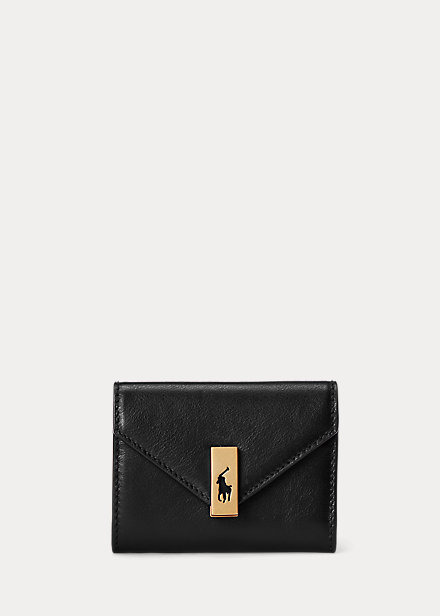Polo Ralph Lauren Polo Id Leather Fold-Over Card Case