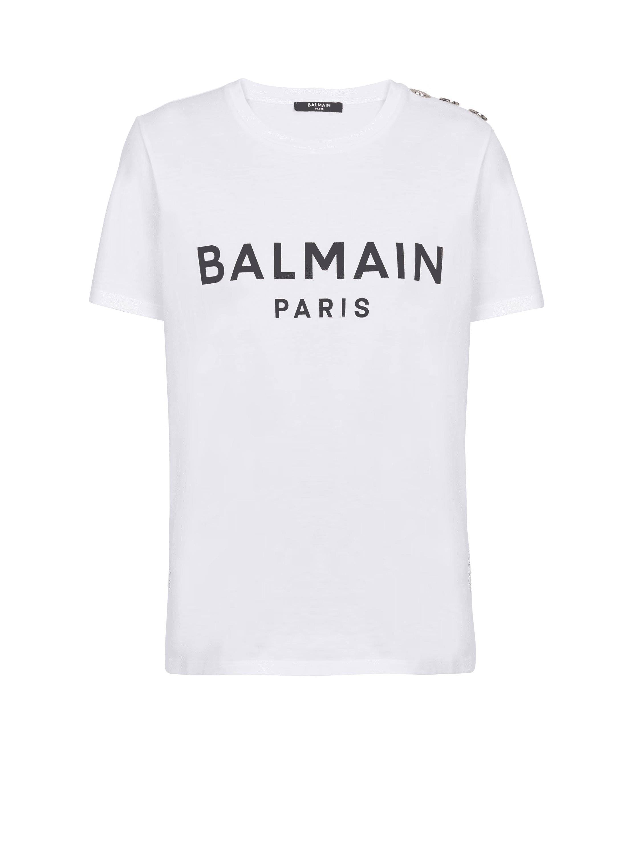 T-shirt con stampa Balmain Paris, view 10