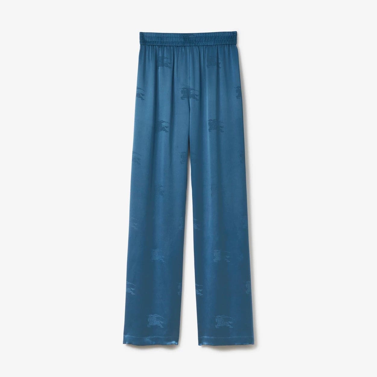 Ekd Silk Jacquard Wide-Leg Trousers