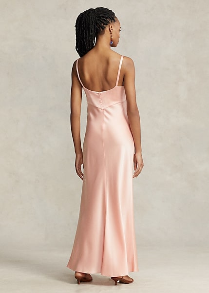 Polo Ralph Lauren Sleeveless Satin Gown, view 4