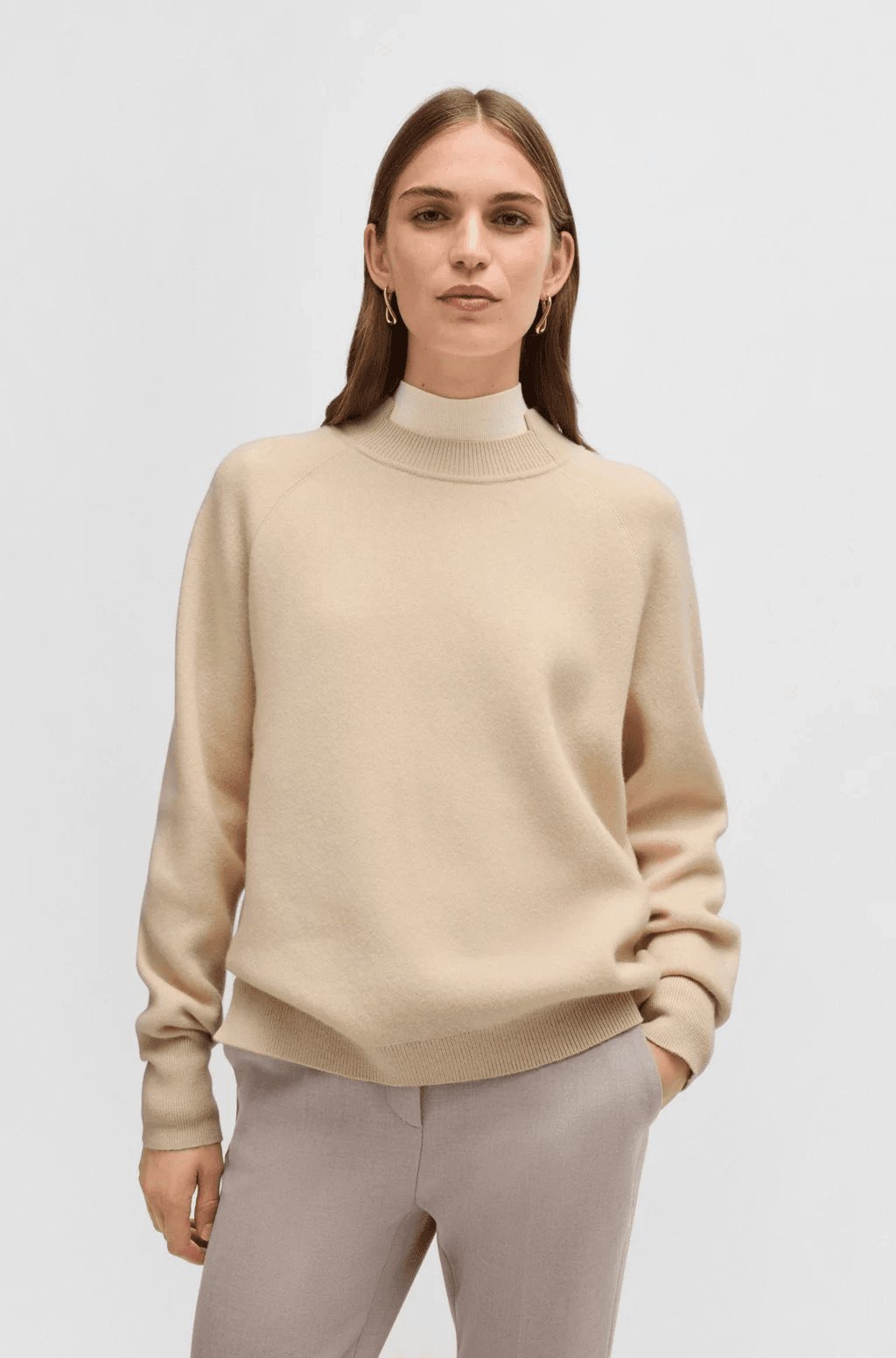 Knitted Sweater In Virgin Wool And Cashmere