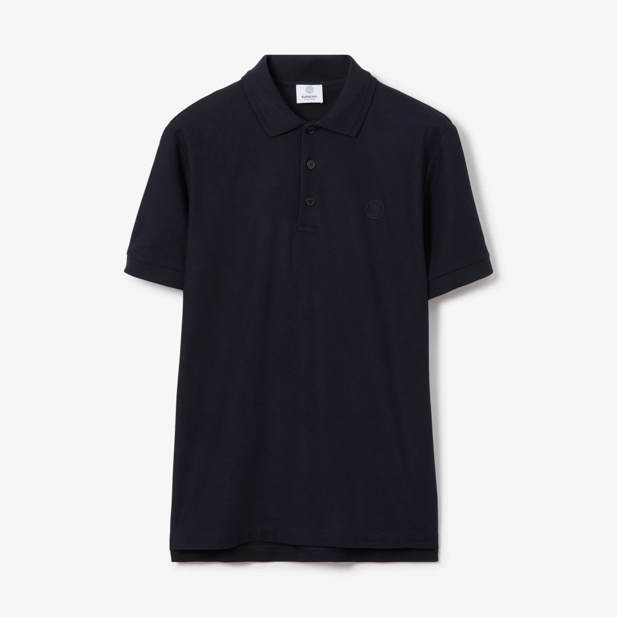 Monogram Motif Cotton Piqué Polo Shirt