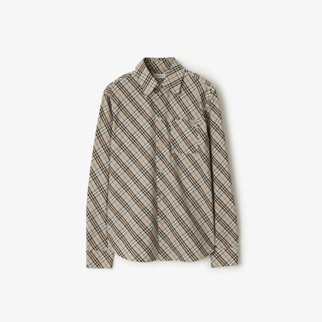 Check Cotton Shirt