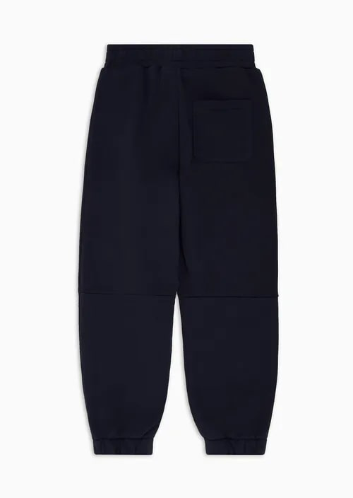 Kids Joggers Made Of Organic Jersey With The Smurfs Embroidery, view 3