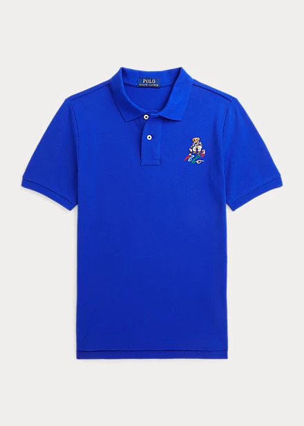 Polo Ralph Lauren Polo Bear Cotton Mesh Polo Shirt