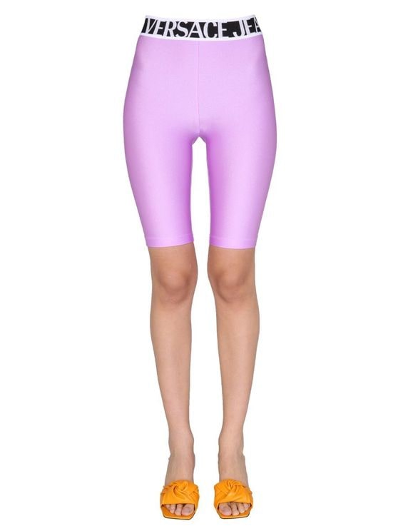 Versace Jeans Couture
logo-waistband stretch cycling shorts