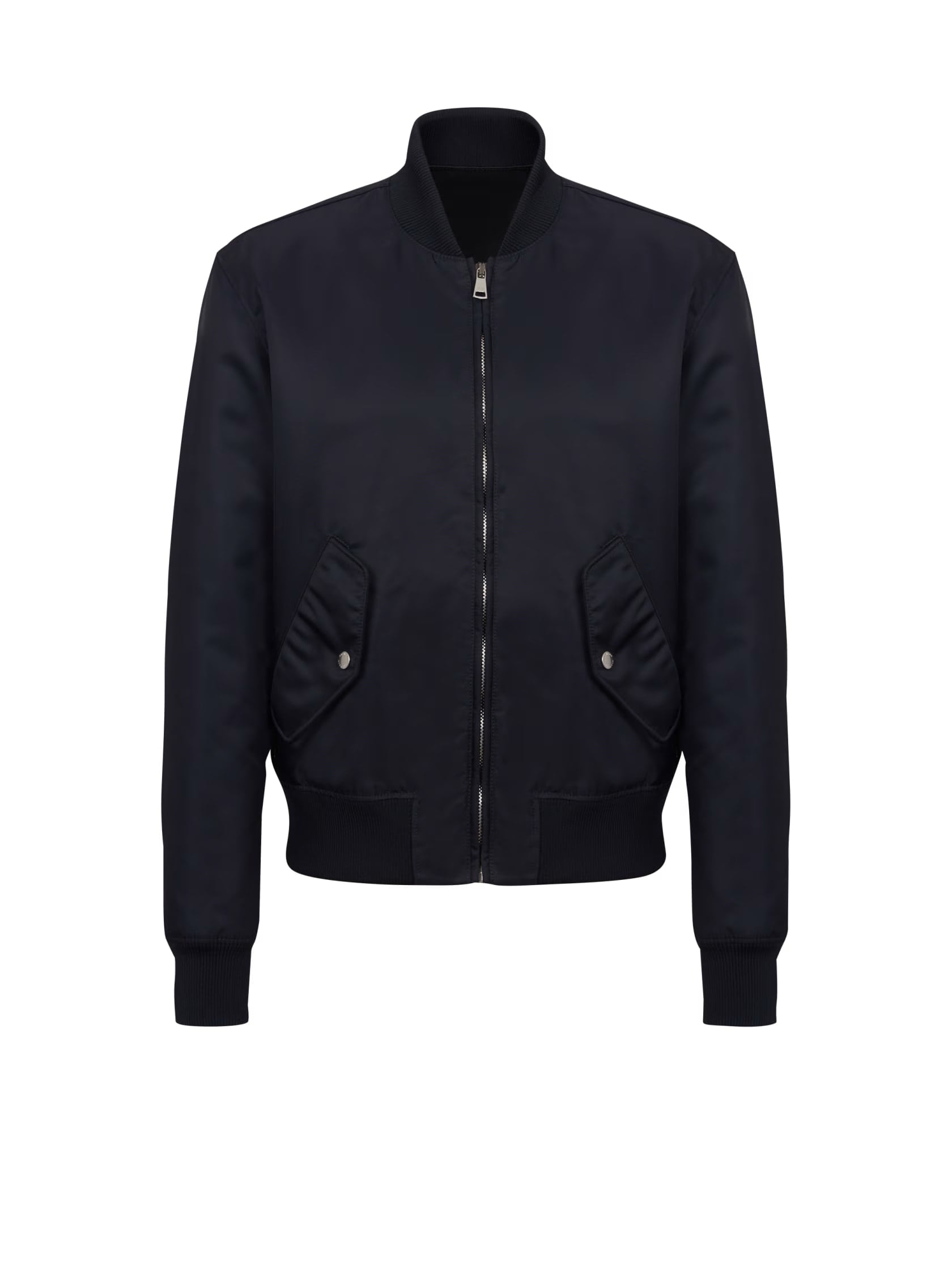 Bomber jacket with embroidery on the back