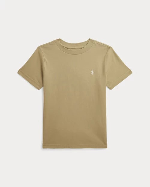 Cotton Jersey Crewneck T-Shirt