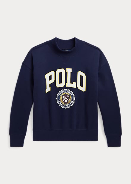 Polo Ralph Lauren Logo Fleece Mockneck Sweatshirt