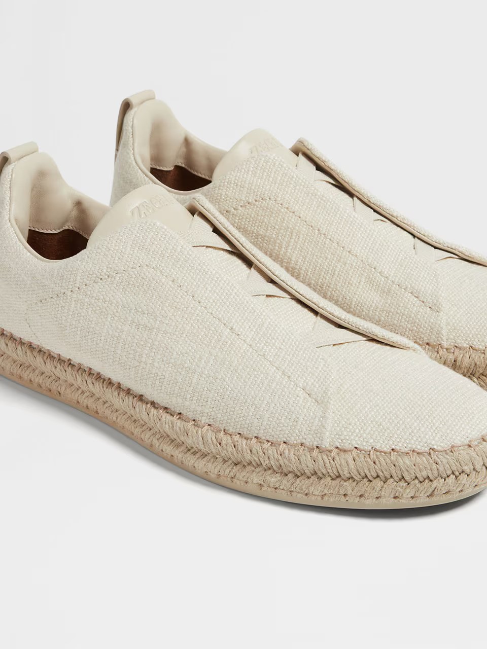 Linen Blend Triple Stitch™ Espadrilles, view 15