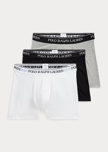 Polo Ralph Lauren Stretch Cotton Boxer Brief 3-Pack
