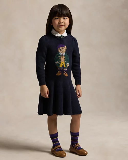 Polo Bear Jumper Dress