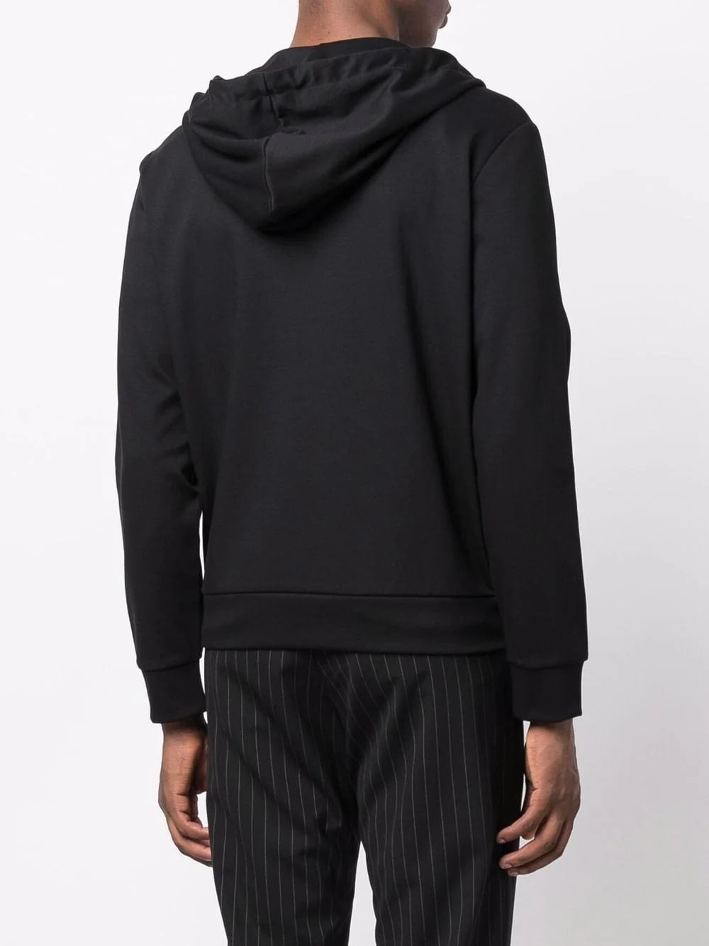 logo-patch zip-up hoodie, view 4