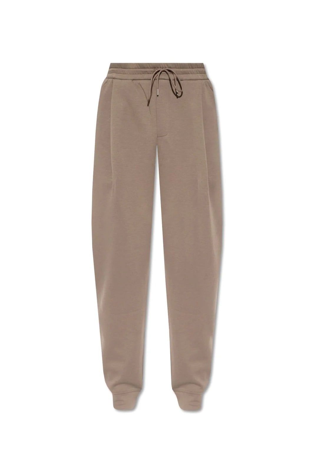 Double-Jersey Joggers With Drawstring And Pleats, view 4