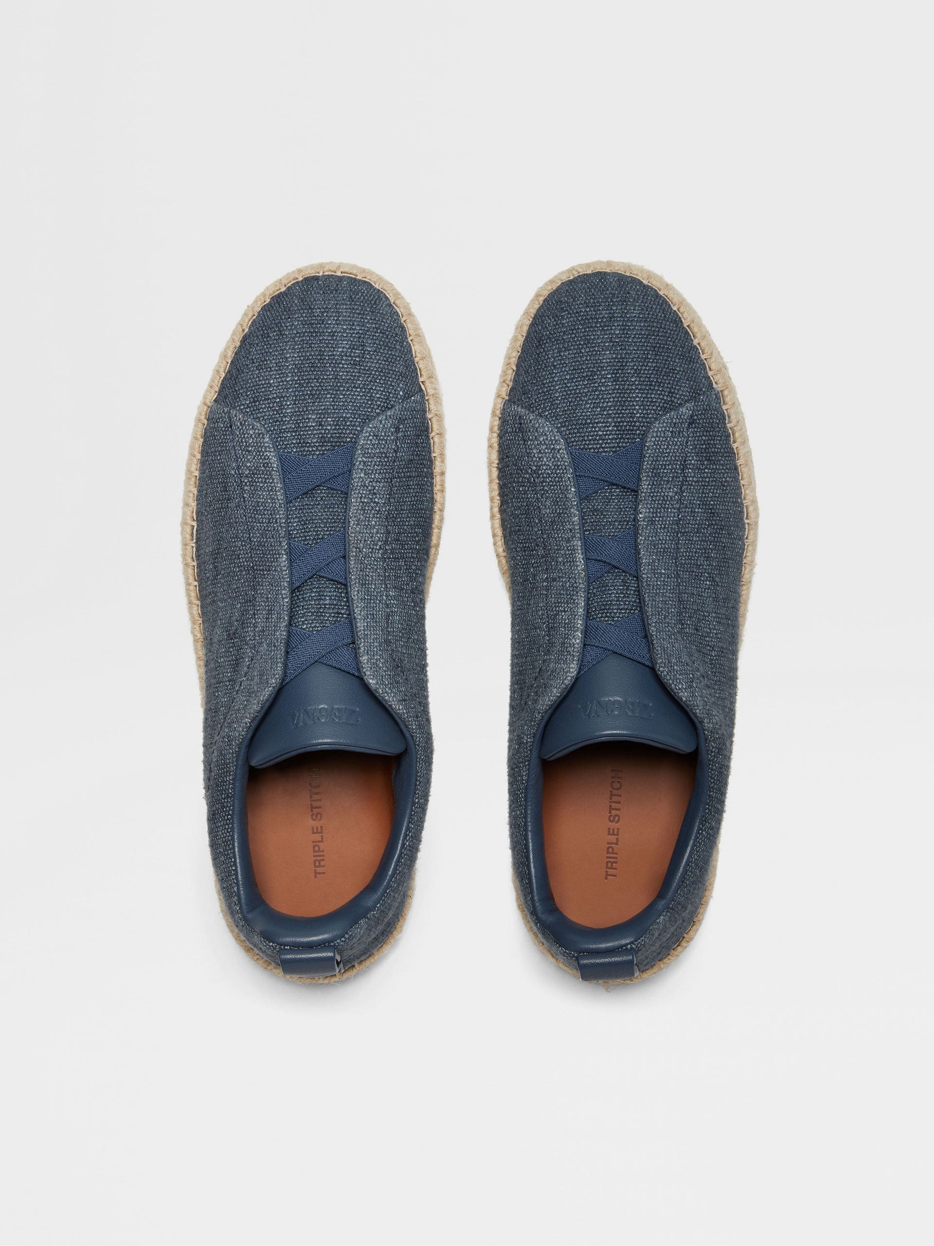Linen Blend Triple Stitch™ Espadrilles, view 10