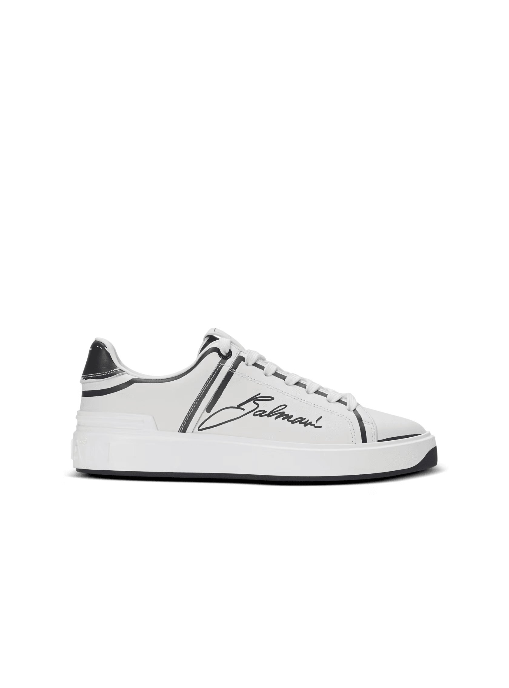 B-Court printed calfskin trainers