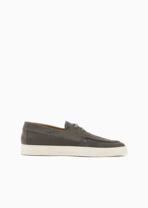 Crust Leather Boat Shoes, view 5