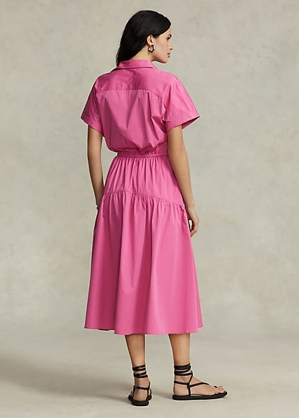 Polo Ralph Lauren Drawstring Cotton Shirtdress, view 4